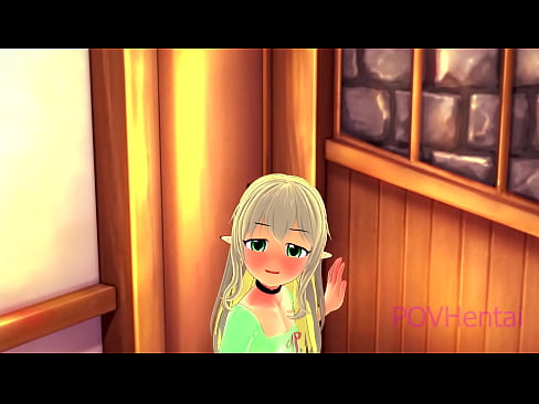 ❤️ (トラップ)エルフのメイドが顔を洗うのを手伝う ❤️ ポルノビデオ ❌️❤